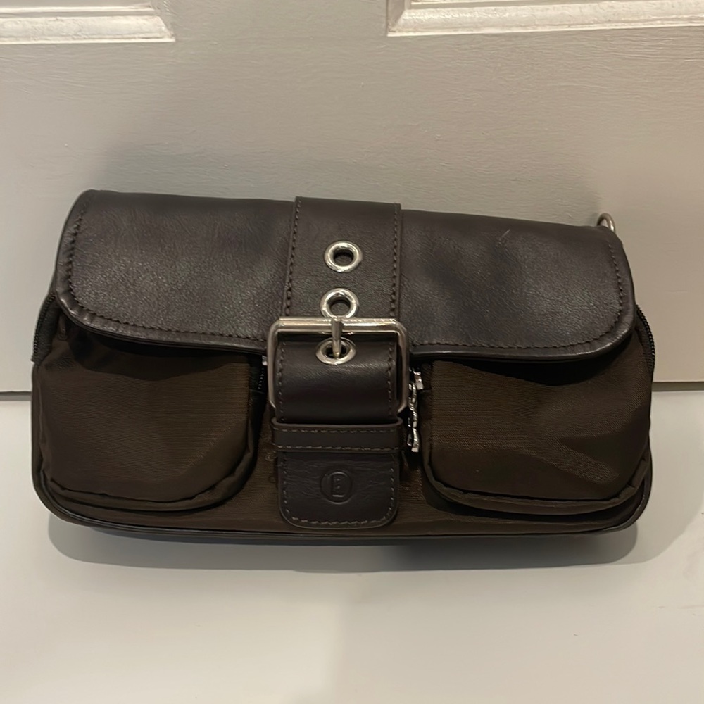 Bogner Small Nylon Purse - Brown
